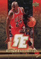 2003 Upper Deck Rookie Exclusives #J60 Michael Jordan Jersey Basketball Card