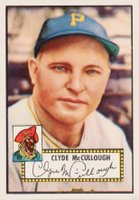 1952 Topps #218 Clyde McCullough Baseball Card