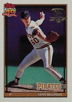 1991 Topps Desert Shield #522 Stan Belinda Baseball Card