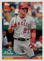 2019 Topps Transcendent VIP Party Mike Trout Through the Years #1994 Mike Trout Baseball Card
