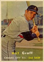 1957 Topps #369 Milt Graff Baseball Card