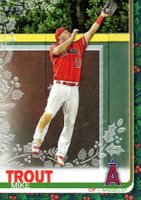 2019 Topps Holiday #31 Mike Trout Metallic Baseball Card