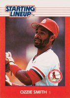 1988 Kenner Starting Lineup # Ozzie Smith Baseball Card