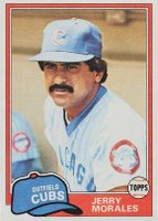 1981 Topps #805 Jerry Morales Traded Baseball Card
