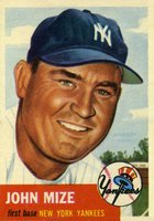 1953 Topps #77 Johnny Mize Baseball Card