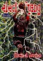 1998 Fleer Tradition Electrifying #6 Michael Jordan Basketball Card