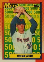 1990 Topps Tiffany #2 Nolan Ryan Mets Baseball Card