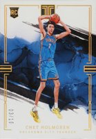 2022 Panini Impeccable #85 Chet Holmgren Holo Gold Basketball Card