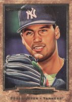 1998 Donruss Diamond Kings #10 Derek Jeter Baseball Card