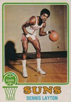 1973 Topps #81 Dennis Layton Basketball Card