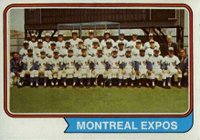1974 Topps #508 Montreal Expos Baseball Card