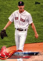 2018 Topps #20 Chris Sale Mouth Open Baseball Card