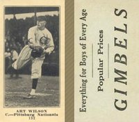 1916 Gimbels #192 Art Wilson Baseball Card