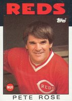 1986 Topps #741 Pete Rose Baseball Card