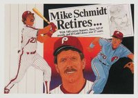 1990 Upper Deck #20 Mike Schmidt Retires Baseball Card