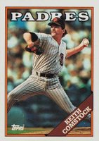1988 Topps #778 Keith Comstock White Team Letters Baseball Card