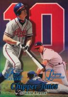 1999 Flair Showcase Legacy Collection #4L Chipper Jones Row 2 Baseball Card
