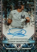 2024 Bowman Sterling Rookies Autographs #RAJD Jasson Dominguez Sterling Silver Refractor Baseball Card