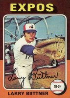 1975 Topps Mini #543 Larry Bittner Baseball Card