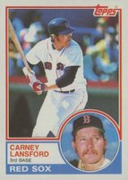 1983 Topps #523 Carney Lansford Baseball Card
