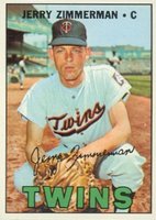 1967 Topps #501 Jerry Zimmerman Baseball Card