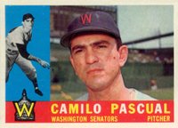 1960 Topps #483 Camilo Pascual Baseball Card