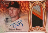 2022 Topps Dynasty Autographed Patch #DAPBP2 Buster Posey Baseball Card