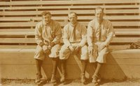 1910 Real Photo Postcard # Wagner/Leach/Clarke Baseball Card
