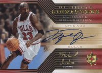 2004 Ultimate Collection Ultimate Signatures #US-MJ Michael Jordan Basketball Card
