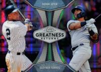 2019 Topps Chrome Greatness Returns  #GRE11 Derek Jeter/Gleyber Torres Baseball Card