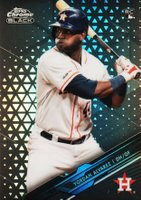 2020 Topps Chrome Black #96 Yordan Alvarez Refractor Baseball Card