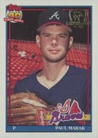 1991 Topps Desert Shield #753 Paul Marak Baseball Card