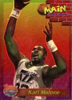 1993 Finest Main Attraction #26 Karl Malone Basketball Card