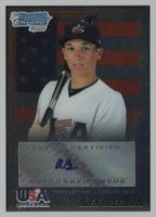 2010 Bowman Chrome USA 18 & Under Autograph #USAA5 Alex Bregman Baseball Card