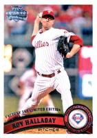 2011 Topps #300 Roy Halladay Diamond Anniversary Factory Set Limited Edition Baseball Card