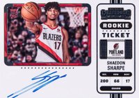2022 Panini Contenders #110 Shaedon Sharpe Variation-Autograph Basketball Card