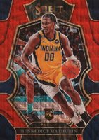 2022 Panini Select #182 Bennedict Mathurin Red Wave Basketball Card