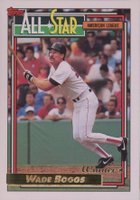 1992 Topps Gold #399 Wade Boggs Winner Baseball Card