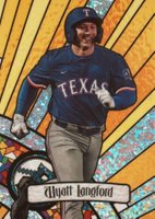 2023 Bowman Draft Bowman Glass #BGA3 Wyatt Langford Mini Diamond Baseball Card