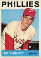 1964 Topps #104 Art Mahaffey Baseball Card