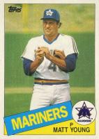 1985 Topps Mini #485 Matt Young Baseball Card