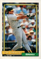 1992 O-Pee-Chee #100 Jose Canseco Baseball Card