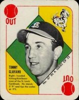 1951 Topps Red Backs #47 Tommy Glaviano Baseball Card