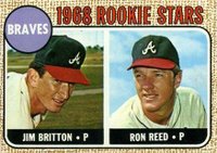 1968 Topps #76 Braves Rookies Baseball Card