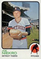 1973 Topps #585 Joe Niekro Baseball Card