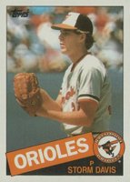 1985 Topps #599 Storm Davis Baseball Card