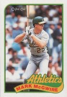 1989 O-Pee-Chee #70 Mark McGwire Baseball Card