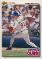 1992 Upper Deck #353 Greg Maddux Baseball Card
