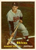 1957 Topps #83 Lou Skizas Baseball Card