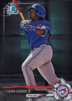 2017 Bowman Draft #BDC150 Vladimir Guerrero Jr. Chrome-Batting Baseball Card